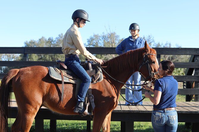 1 Hour Guided Horseback Trail Ride Rock Springs Run State Reserve - What the ride feels like for beginners