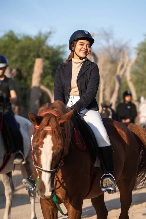 1 Hour Horseback Dubai Desert Park Ride - From shaded paths to open dunes