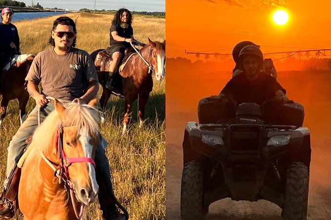1 hour of ATV + 1 hour horse ride-- free videos and pictures - Key points at a glance