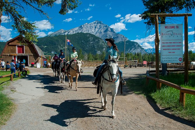 2 Hour Banff Horseback Riding Adventure - Into Banff National Park and up Sulphur Mountain