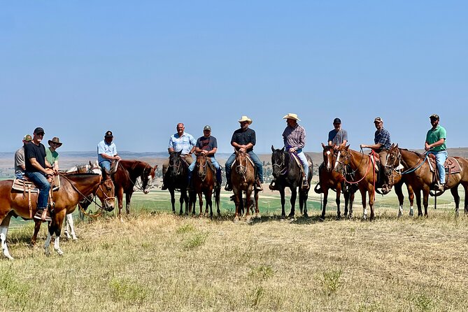 2 Hour Trail Ride in Montana Ranch Country - Guides John and Luke keep the ride grounded