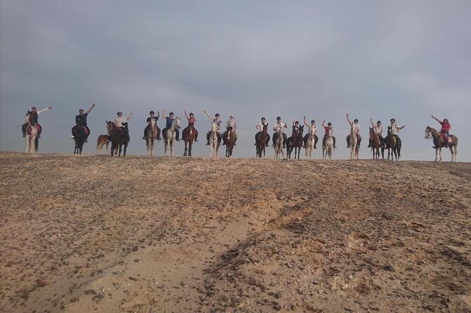 2 hours Horse Riding on The Sea and Desert- Hurghada - Riding into the Red Sea shallows