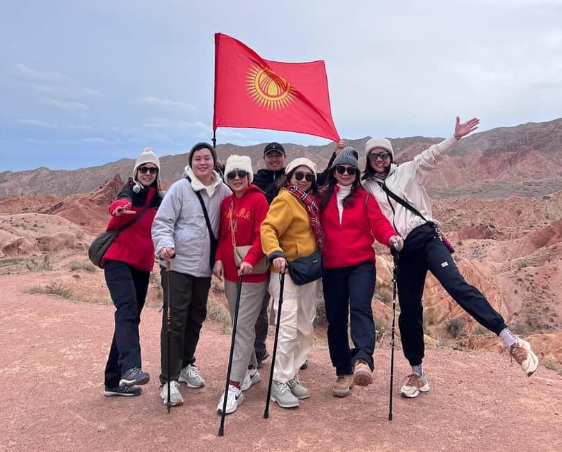 3 Days tour to Issyk Kul and Chon Kemin with horse riding - Fairy Tale Canyon brings the color on day two