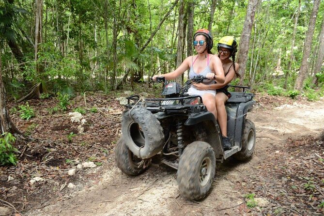 4 activities in 1 Horse Riding, ATV Shared, Cenote & Ziplines from Cancún - Chicken fajitas and fresh aguas frescas