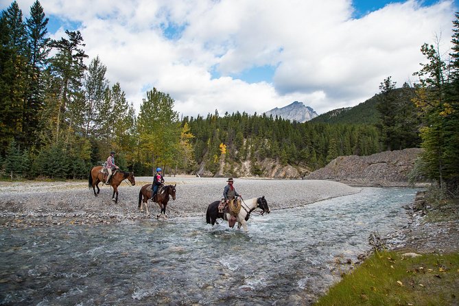4 Hour Sulphur Mountain Horseback Ride - Bow Falls and the second river crossing