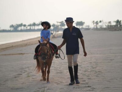 Abu Dhabi: Hudairiyat Island Horse Riding Experiences