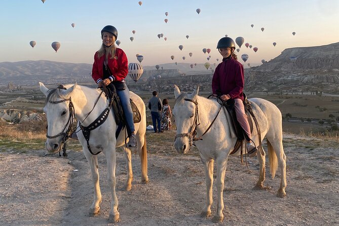 Adventure in Cappadocia Horse Riding Sunset ,Daytime - Horses, beginners, and rider comfort