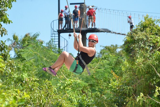 All-In-One Punta Cana Tour: Buggy, Zipline, Horseback, & Cenote - Horseback riding through Punta Cana’s natural setting