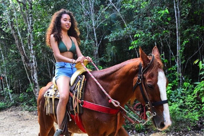Amazing Combo Horseback & ATV Adventure with Pirate Show and Dinner - A cenote or skin-hole swim