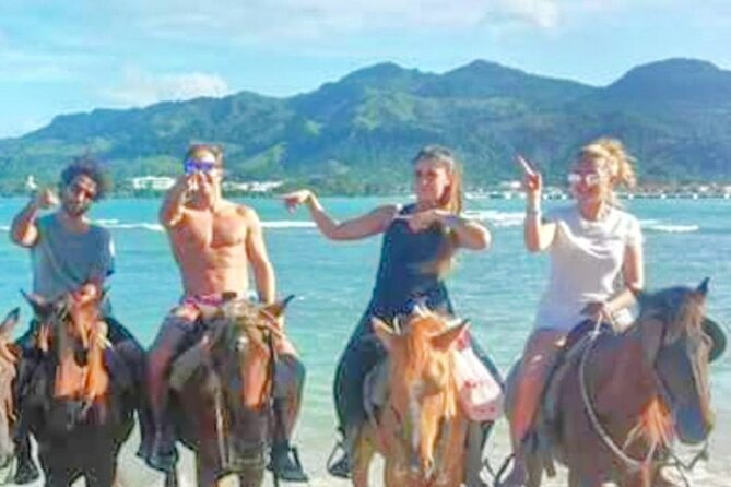 AMBER COVE-TAINO BAY Horses Beach Ride & City Sightseeing - Meeting the vehicle outside Amber Cove