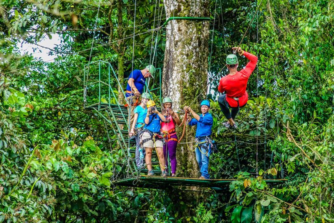 Arenal Canopy and Horseback Riding Adventure - What the zipline section feels like for beginners