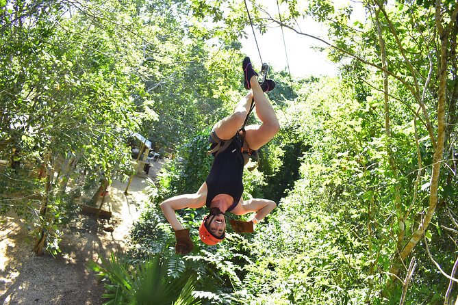 ATV Adventure and Horseback Ride with Ziplines, Cenote from Tulum - Cooling off in a freshwater cenote