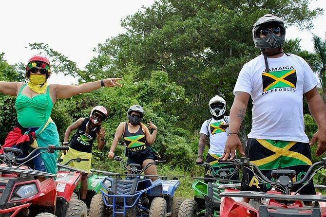 ATV, Bamboo Rafting, and Horseback Ride Tour From Montego Bay - ATV riding near Snow Hill Mountain