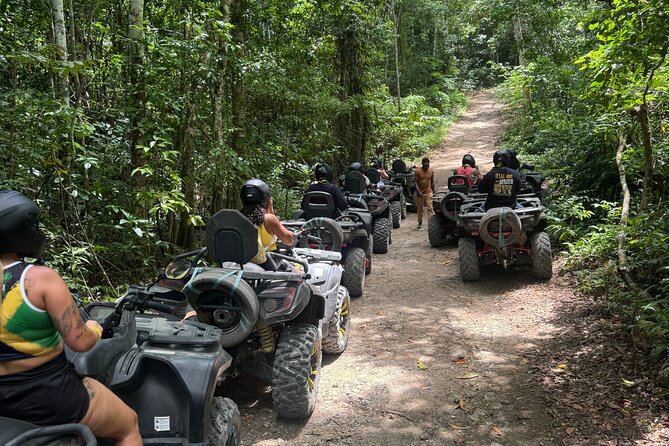 ATV Bamboo Rafting and Horseback Riding in Montego Bay - ATV riding brings the noise and motion
