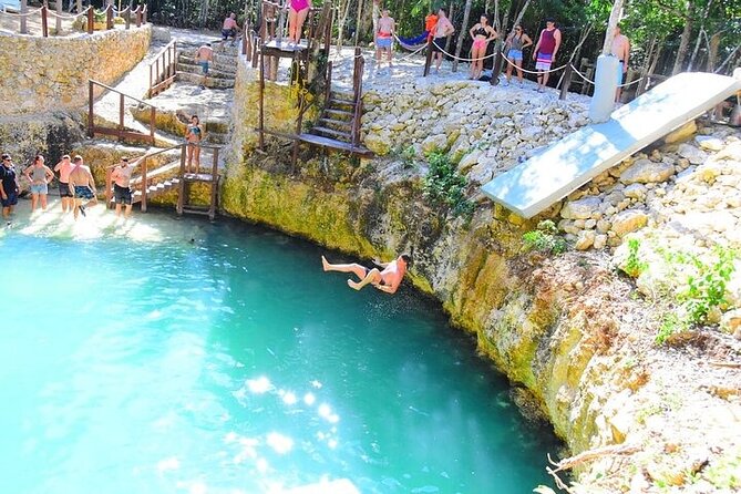 ATV Circuit in Cancun, Horseback Riding, Zip Lines, Cenote, lunch - Zip Lines, the Suspension Bridge, and the Spider Web