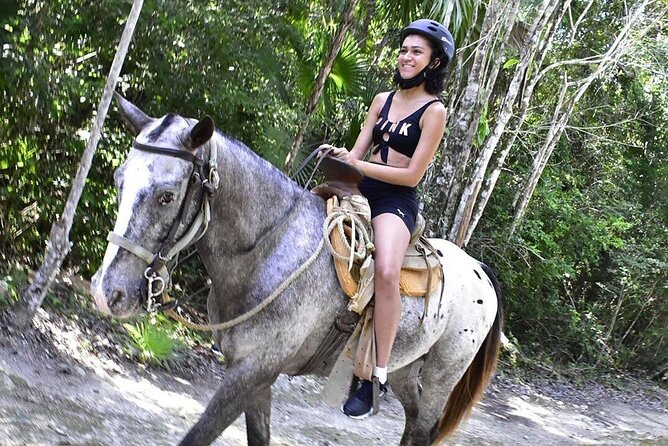 ATV & Horseback Ride with Ziplines Cenote from Playa del Carmen - Key points at a glance