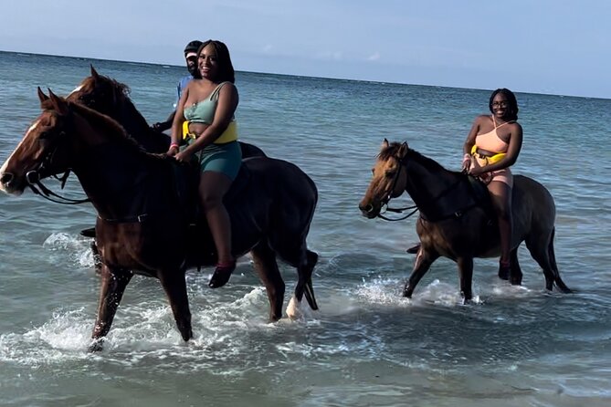 ATV & Horseback Riding combo tour Montego Bay with Pickup - Horseback riding through the forest