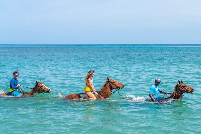 ATV Safari and Horseback Riding Adventure Combo Tour Montego Bay - The horseback ride from forest trails to the sea
