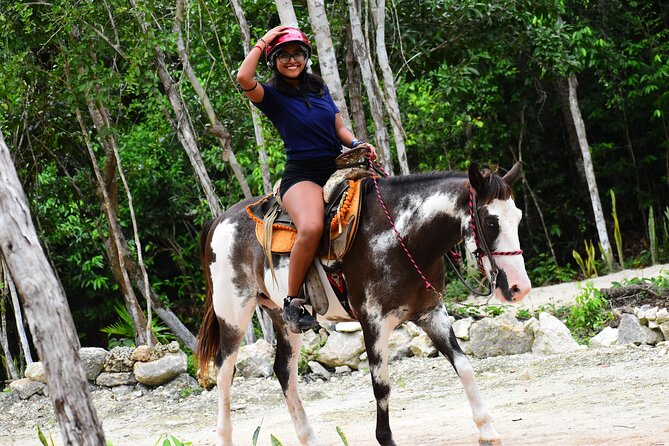 ATV (shared), Horse Back Riding, Ziplines, & Cenote from Cancún - Pickup can make or break the morning