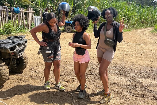 ATV/ Zipline/Horseback/Rafting /Rick's Cafe From Montego Bay - Getting comfortable on the ATV