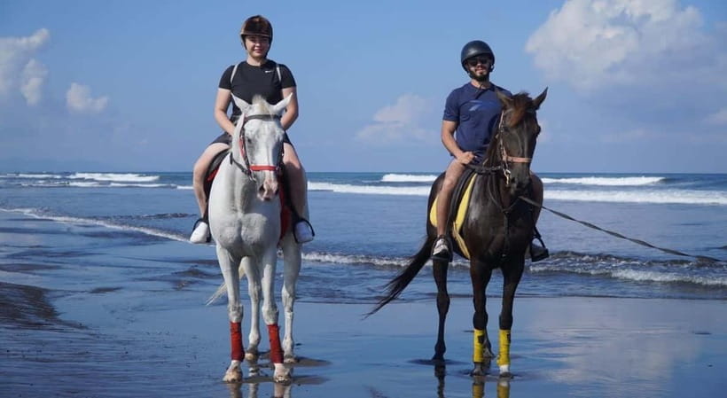 Bali: Horse Riding on the beach experience with free shuttle - Temple paths, plantations, and coastal views