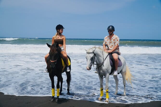 Bali Horse Riding Sanur Beach include Transport - Reaching Tangtu Beach and the black sand