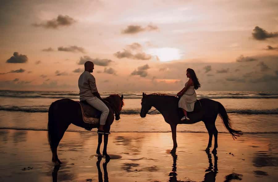 Bali: Horse Riding Tour on Seminyak Beach Include Transport - The horses and the guides