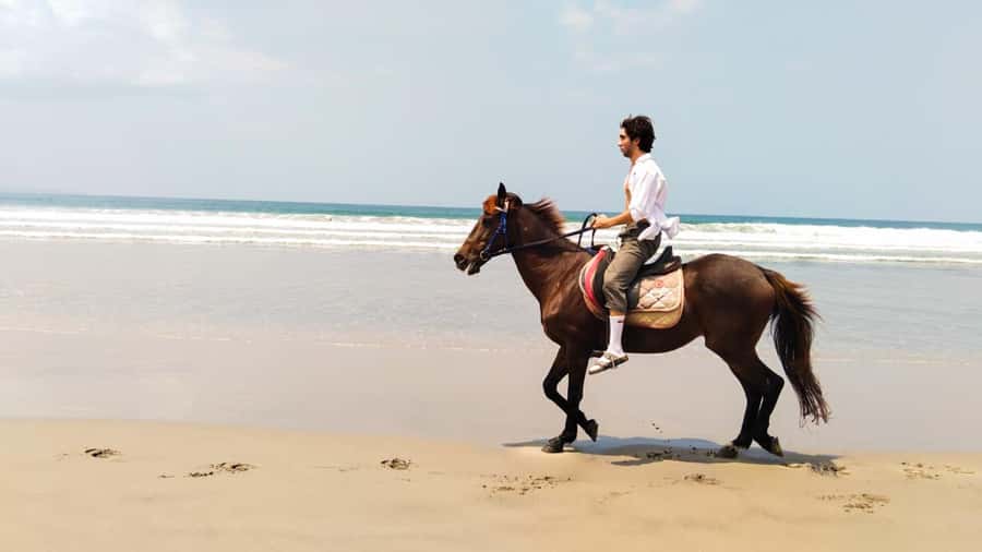 Bali: Horse Riding Tour on Seminyak Beach Include Transport - Following the itinerary from stable to sand
