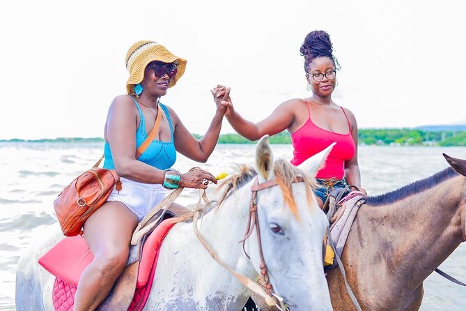Bamboo Rafting and Horseback Riding - The horseback ride moves from trail to sea