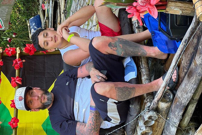 Bamboo Rafting & Horseback -dunns river Transportation Included - The Caribbean Sea Swim and Water Activity Details