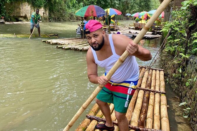 Bamboo River Rafting & horse back riding in Montego Bay - Lethe and the Great River bamboo raft ride