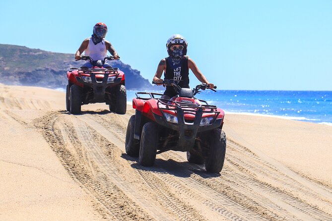 Beach ATV and Horseback Ride Combo Tour in Cabo - Migriño Beach, dunes, sunsets, and winter whales