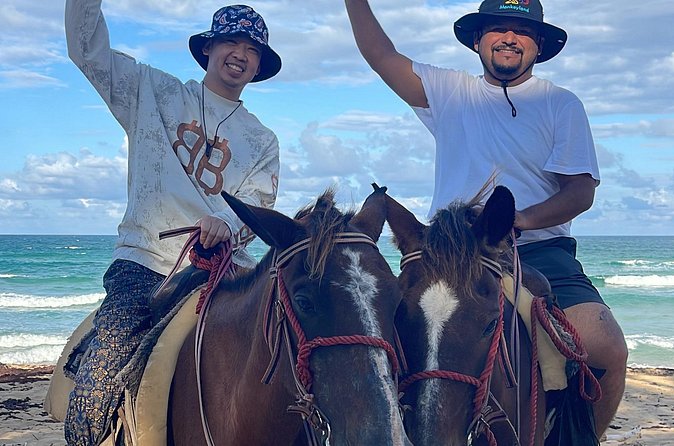 Beach Sunset Horseback Ride in Punta Cana - Safety and suitability for first-time riders