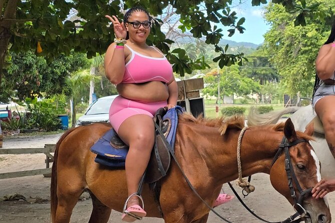 Blue Hole, Horseride with Swim and Bamboo Rafting Ocho Rios - What $150 buys you