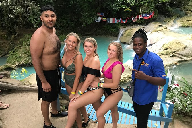Blue hole waterfalls + horseback riding from Montego bay - Blue Hole’s 45-minute burst of action