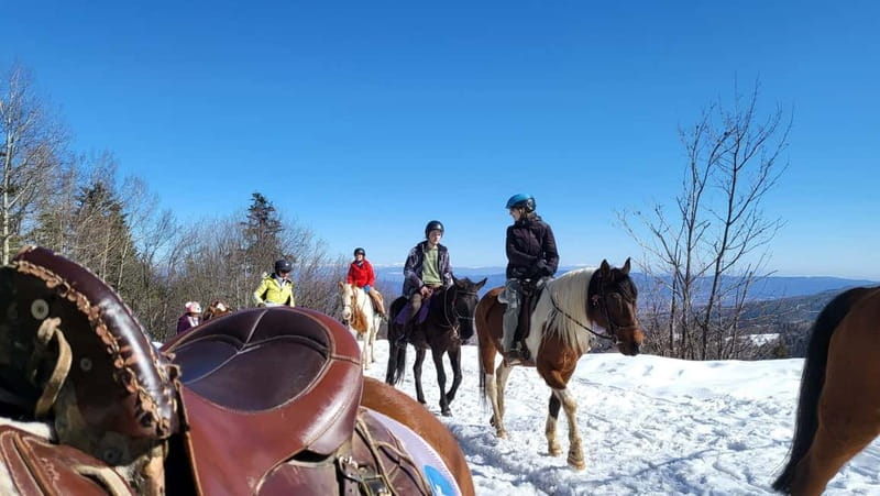 Borovets: Horse Riding Experience - The scenery and the changing weather
