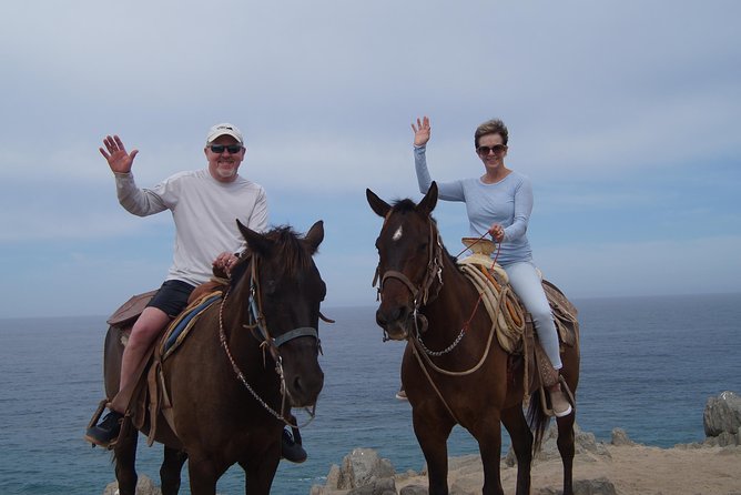 Cabo Desert Off-Road & Beach Horseback Combo and Tequila Tasting - The Pacific beach on horseback