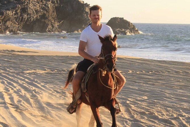 Cabo San Lucas Beach and Desert Horseback Ride - Arriving at Playa Migrino