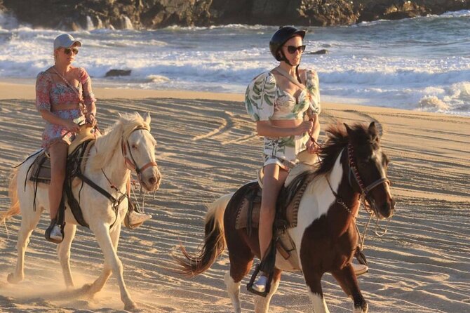 Cabo San Lucas Sunset Horseback Ride on the Beach - Reaching the secluded beach