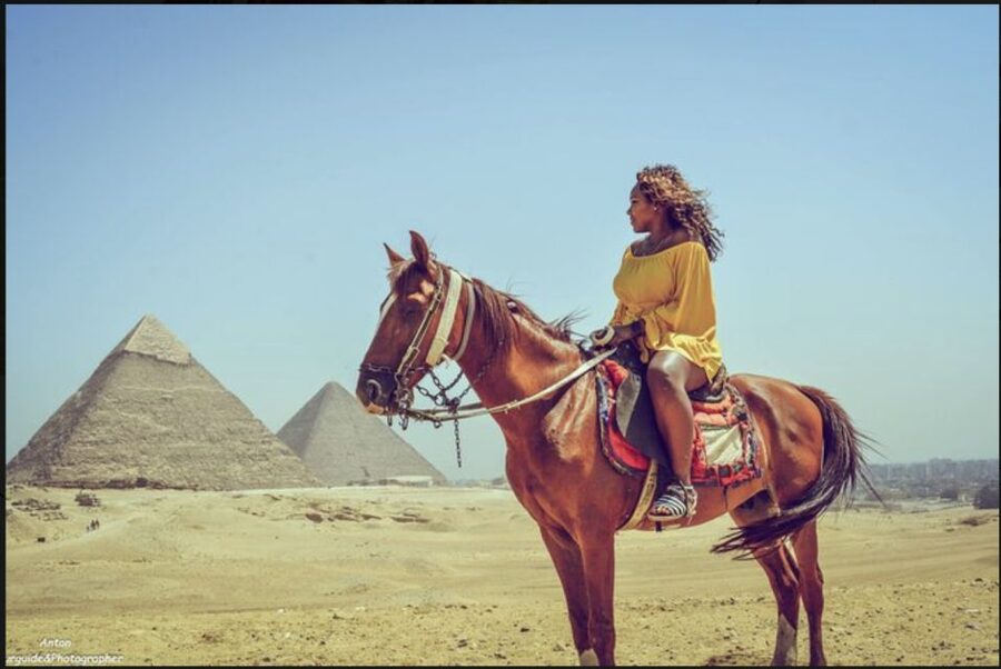 Cairo: Private Arabian Horse Ride at the Giza Pyramids - Meeting the Arabian horse