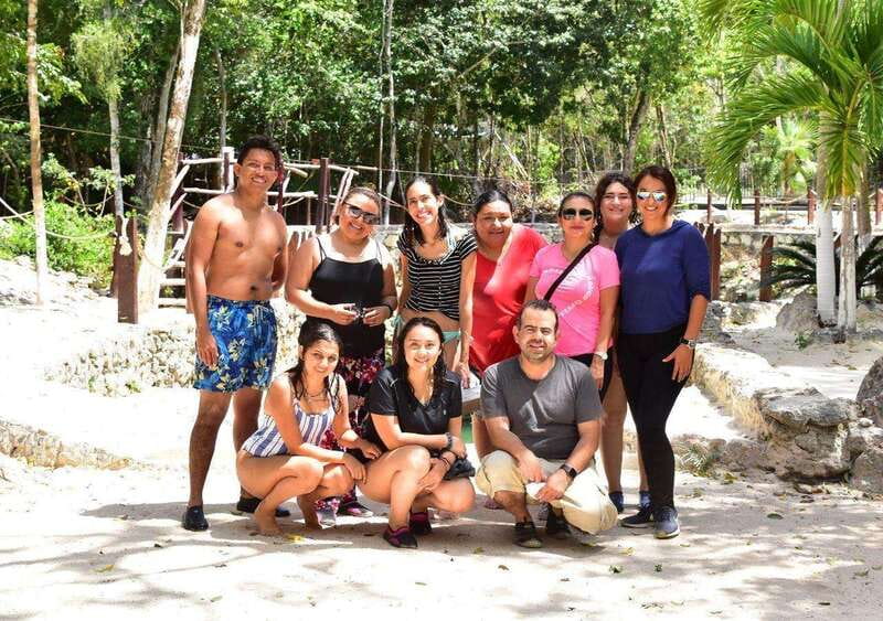 Cancun: Amazing Horseback Riding Tour, Cenote, Zipline & ATV - Ziplining above the jungle