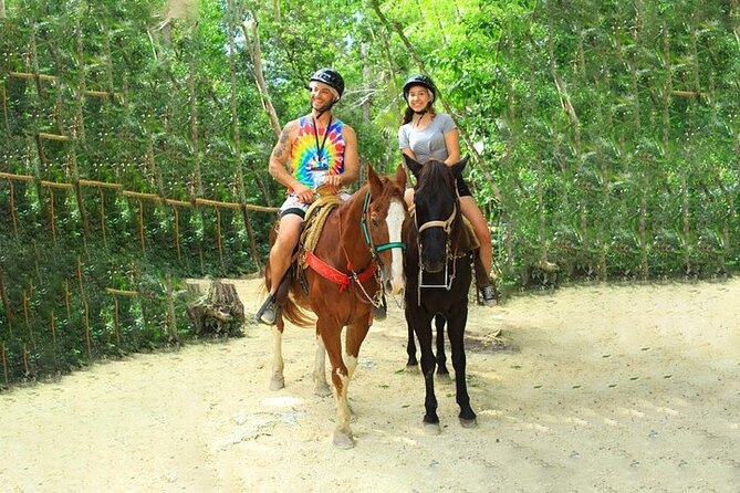 Cancun Horseback Riding, ATV, Ziplines, Cenote, Lunch and Drinks - Horseback riding through the Mayan jungle