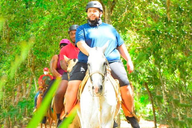 Cancun Horseback Riding, ATV, Ziplines, Cenote, Lunch and Drinks - The interactive cenote and jump platform