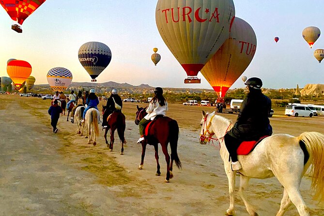 Cappadocia Horseback Ride through Valleys — Sunset/hoteltransfer - Starting at Ateş Horse Ranch in Çavuşin