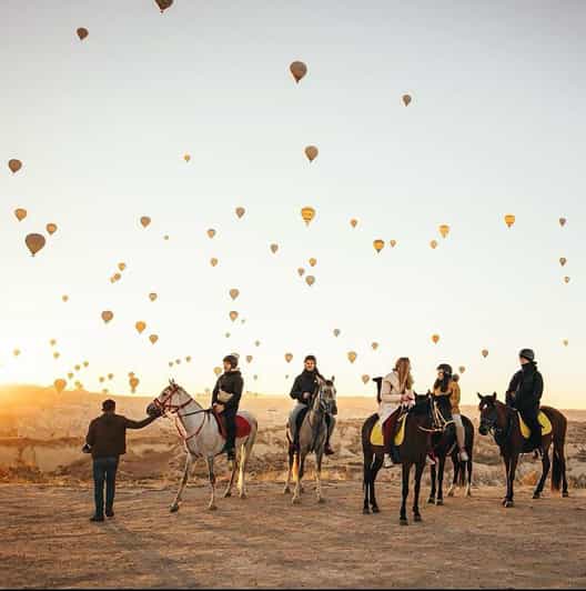 Cappadocia's Sunrise Horseback Riding - Rose Valley in the first morning light