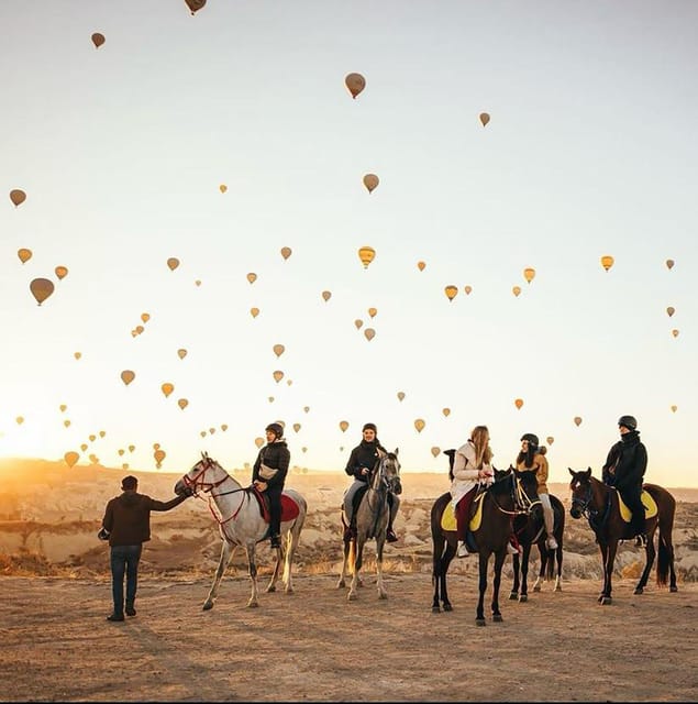 Cappadocia's Sunrise Horseback Riding - Red Valley and the changing colors