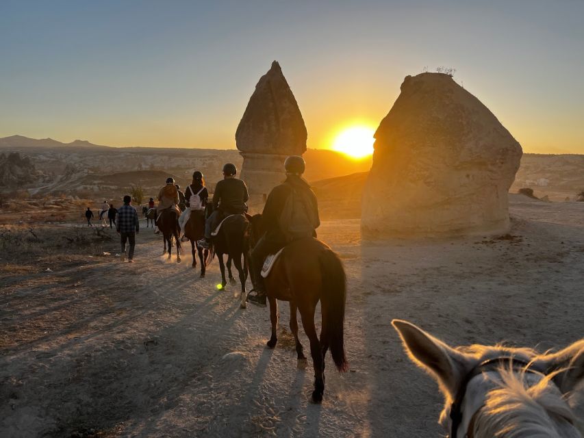 Cappadocia: Sunset Horseback-Riding Tour - Riding through Rose Valley’s fairy chimneys
