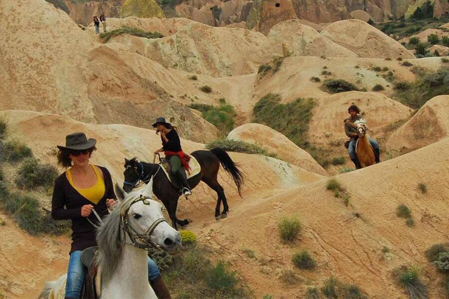Cappadocia: Sunset Horseback Riding Tours w' Fairy Chimneys - The Girls Monastery and Cavusin Village