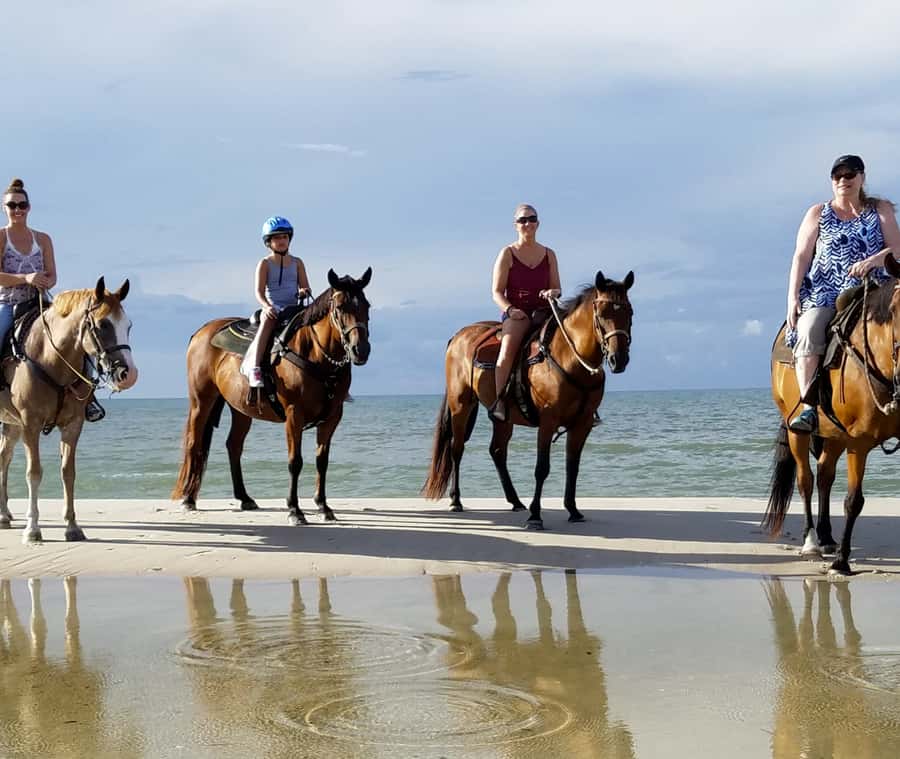 Cartagena: Horseback Riding on the Beach at Sunset - The 90-minute route through La Boquilla