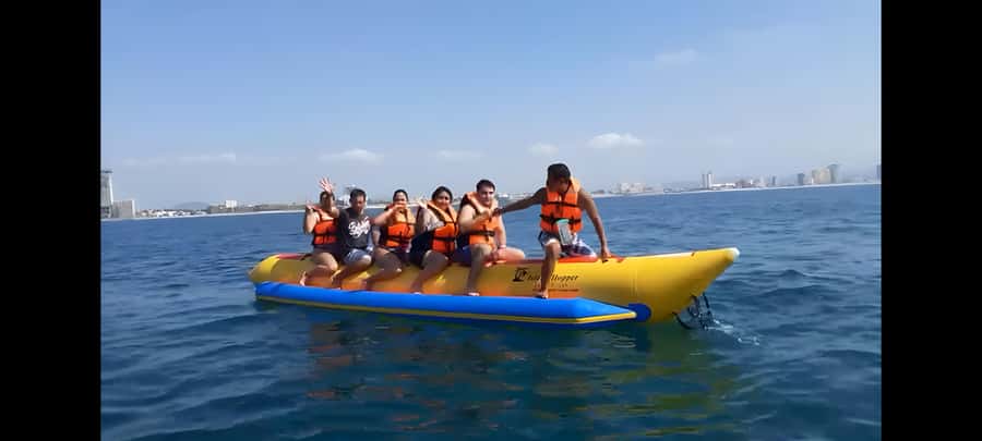 City Tour & Beach Club All Inclusive HorseBack Ride Sports - Taking the short boat ride to Stone Island